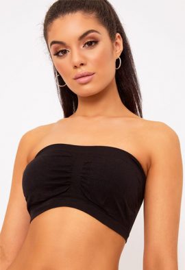 Bandeau Black Bra