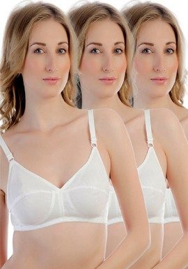 Cotton Comfort Bra(PK Of 3)|online|