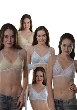 Cotton Comfy Bra(PK Of 5)|buy|