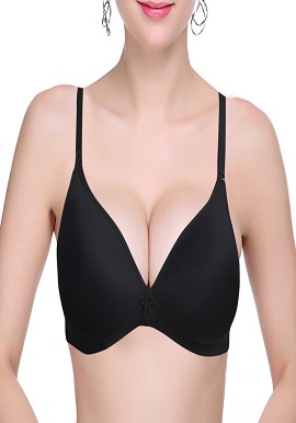 Hushh Sexy Black Underwire Push Up Bra |buy|online|