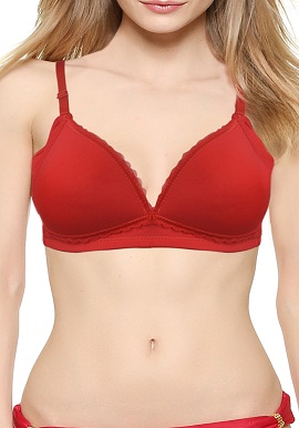 Hushh Stunning Red Underwire Push Up Bra |online|buy|