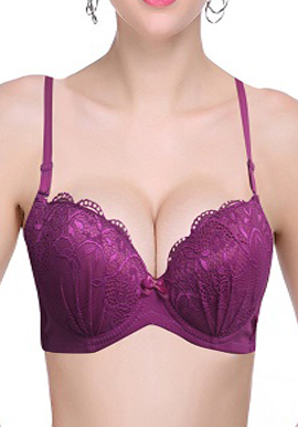Hushh Women's Geo Lace Padded Push Up Bra |online|buy|