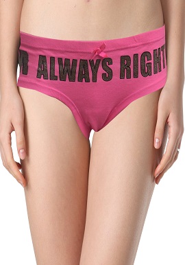 Primark Smoothy Cotton Printed Pink Brief |buy|online|India|