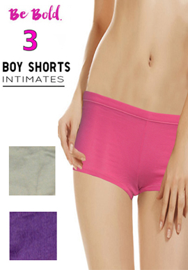 Snazzyway comfort smooth set of 3 Boyshort