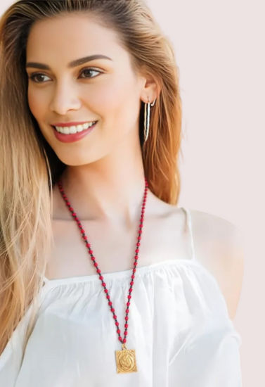 Dropship Golden Rose Aura Necklace