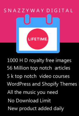 Snazzyway digital membership lifetime access