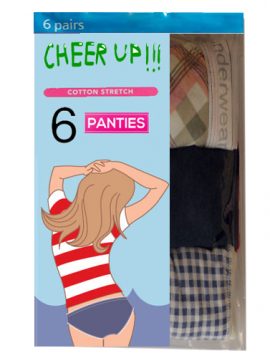 Cotton Pack Of Six Various Style Panties
