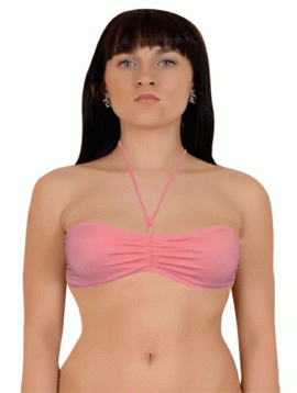 H&M Plain Bandeau Halter Beach Bikini Top