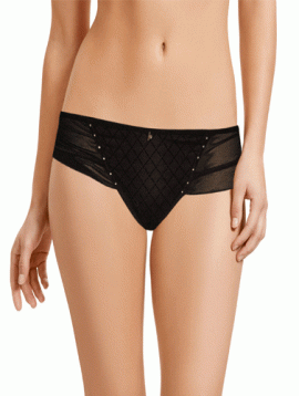 Women's Sexy Full Frill See Through Thong Panty