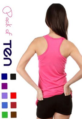 Wholesale Lot Of 10 Racer Back Tank Top