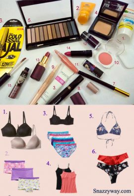 Premium Lingerie- Beauty Subscription Box August 2016