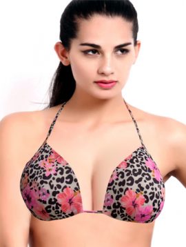 Tezenis Beautiful Chic With Flower Print Halter Bra