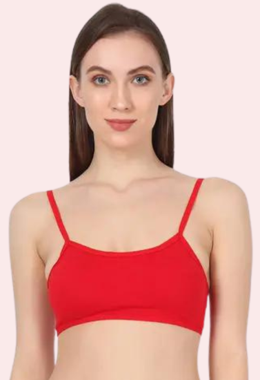 2-Pack Cotton Cage Strap Back Sports Bra