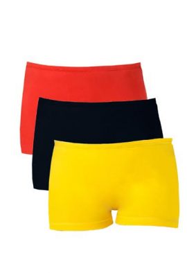 Snazzyway With Wide Stripe Boyshorts (Pk Of 3)