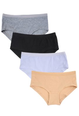 Western Beauty Stretchy Waistband 4 Pack Brief (3XL,4XL,5XL)
