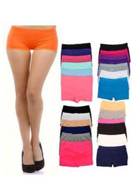 Wholesale Lot 25 Multi-Color Cotton Boyshort Panties