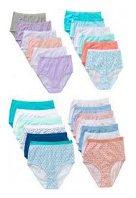 Wholesale Lot 25 Soft Elastic Waistband Cotton Briefs