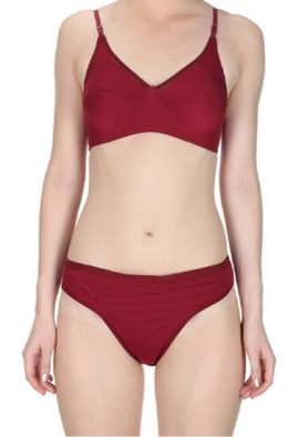 Wholesale 6 Pairs Cotton Stretch Bra Panty Set