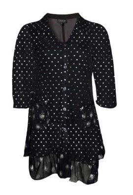 Autobahn Lady Smart & Sexy Ruffle Shirt Top