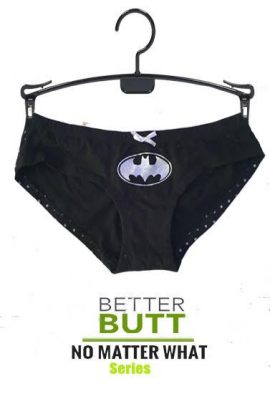Batman Shinny Polka Dot Print Back Knickers Panty