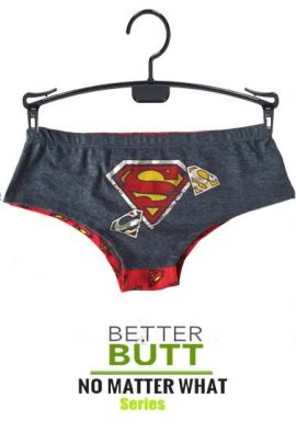 Superman Supergirl Printed Boyshort Hipster Panty