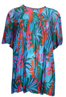 Women's Plus Size Trendy Style Short Sleeve Tunic Top