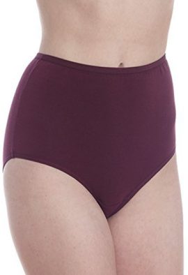 Ladies Purple Blue High Waist Cotton Panties Pack