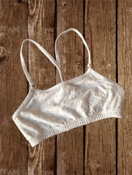 Fruit Of The Loom Grey Cotton Pullover Style First Bra