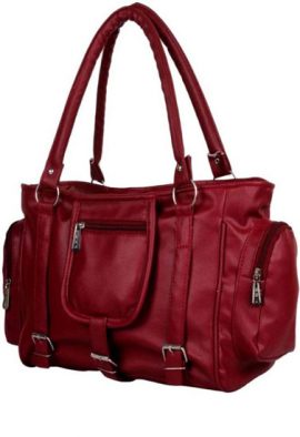 Maroon Cool Fit Satchel Shoulder Handbag