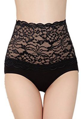 Bridal Lace High Waist Tummy Flabby Control Shapers Panty