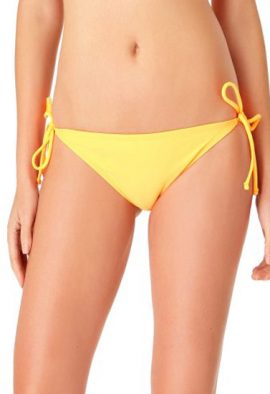 Ladies Yellow Side Tie Bikini Bottom