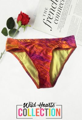 Sunsets Brazilian Front Side Scrunch Bikini Bottom