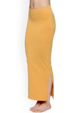 Snazzyway Yellow Sliming Saree Shapewear