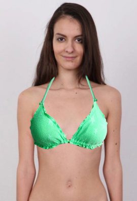 Tezrnis Green Halter Bra