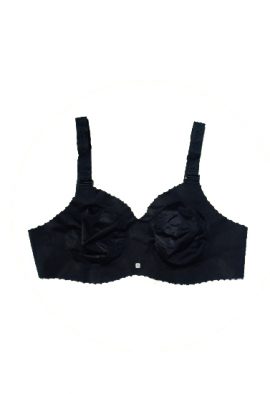 Black Non -Padded Push up Bra