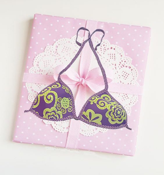 Project Padded Printed Halter Bra