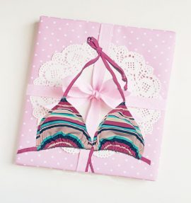 Snazzy Multicoloured Removable Padded Halter Bra