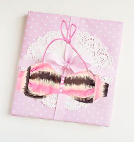 Girl Xpress Printed Removable Padded Halter Bra