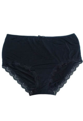 Luxury Black Hipster Panty