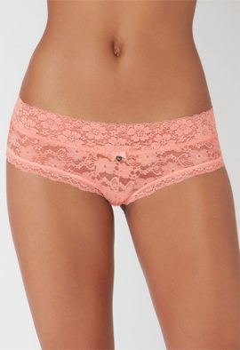 Ladies 2 Floral Antique Lace Hipster For Men