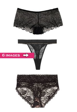 Snazzy Value Pack Of 3 Sensual Lace Panties
