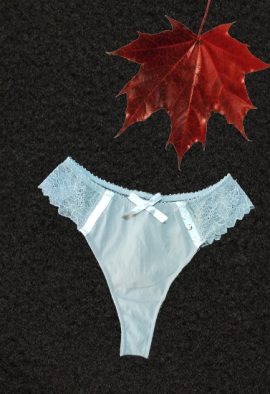 Well Front Lace Exciting Luxurious Grey Panty