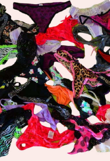 Wholesale Lot of 50 Women's Assorted Designs Thongs and G-Strings Underwear