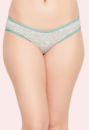 Set of 3 Low Waist Printed Bikini Panties for Women