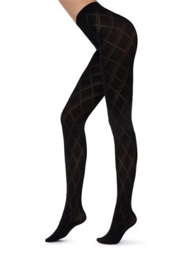 Fashion tights with seam sheer latest design pantihose