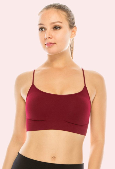 Luxurious Lightweight Criss Cross Sports Bra ( Pack of 2 )