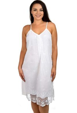 White pure cotton nightwear