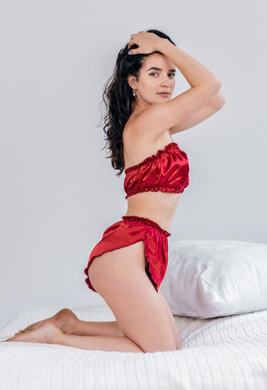 Sexy Bandeau and french knickers Set