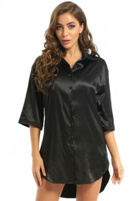 Luxury Japanees Satin Loung , sleep shirt 4