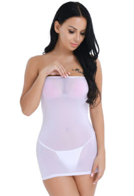 Flirty See Through Bodycon Dress